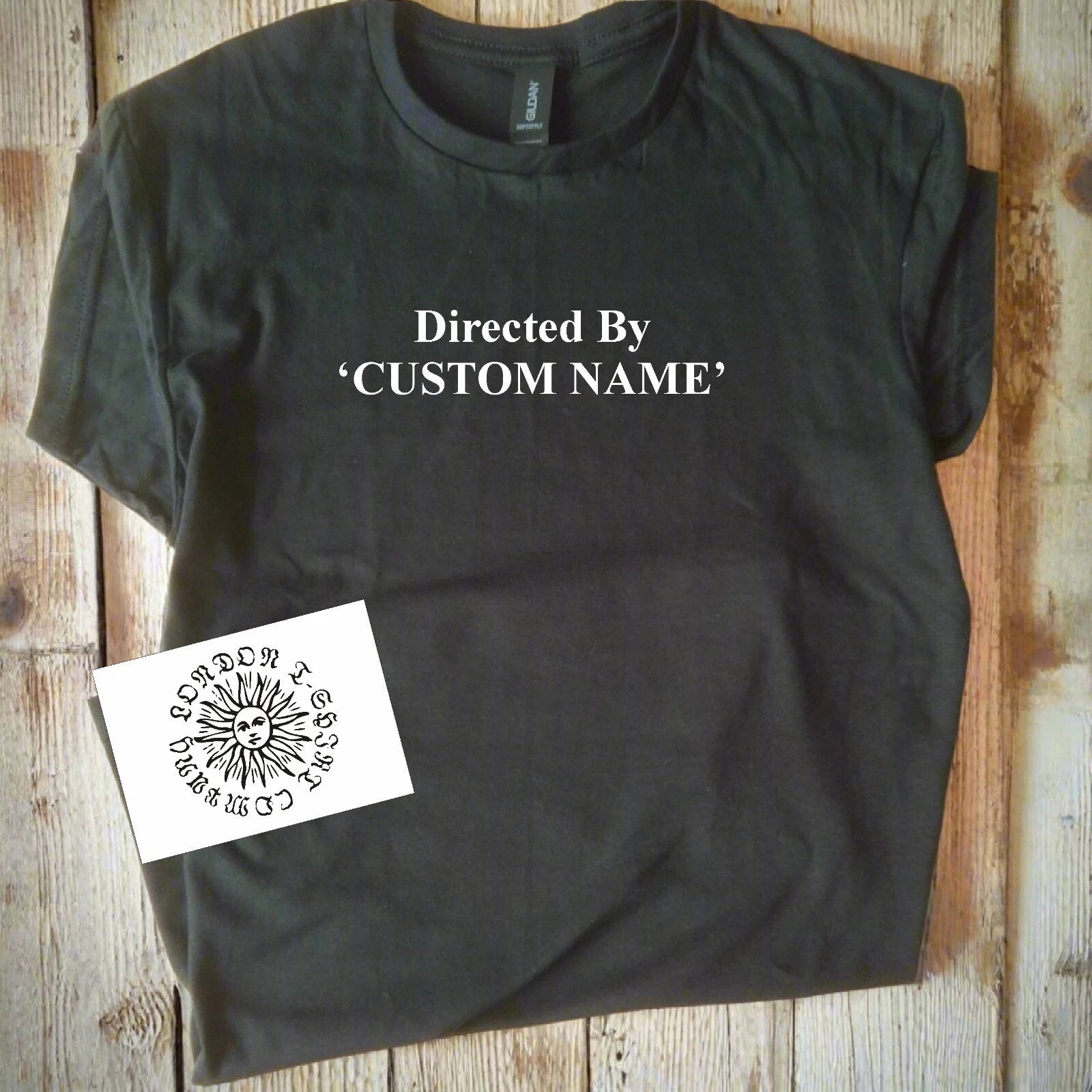 Directed By Shirt, Custom Film Director T-Shirt, Movie Gift, Various Colours