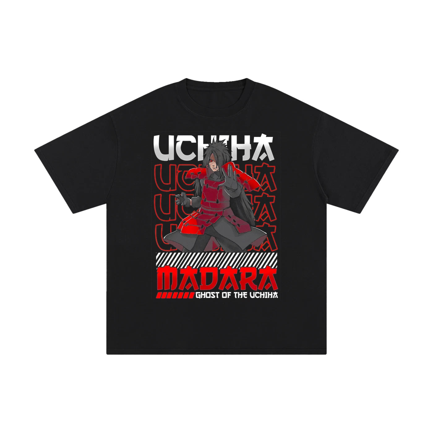 Madara Uchiha T-Shirts Anime Graphic Tee Oversized T-Shirt Japanese Streeweart