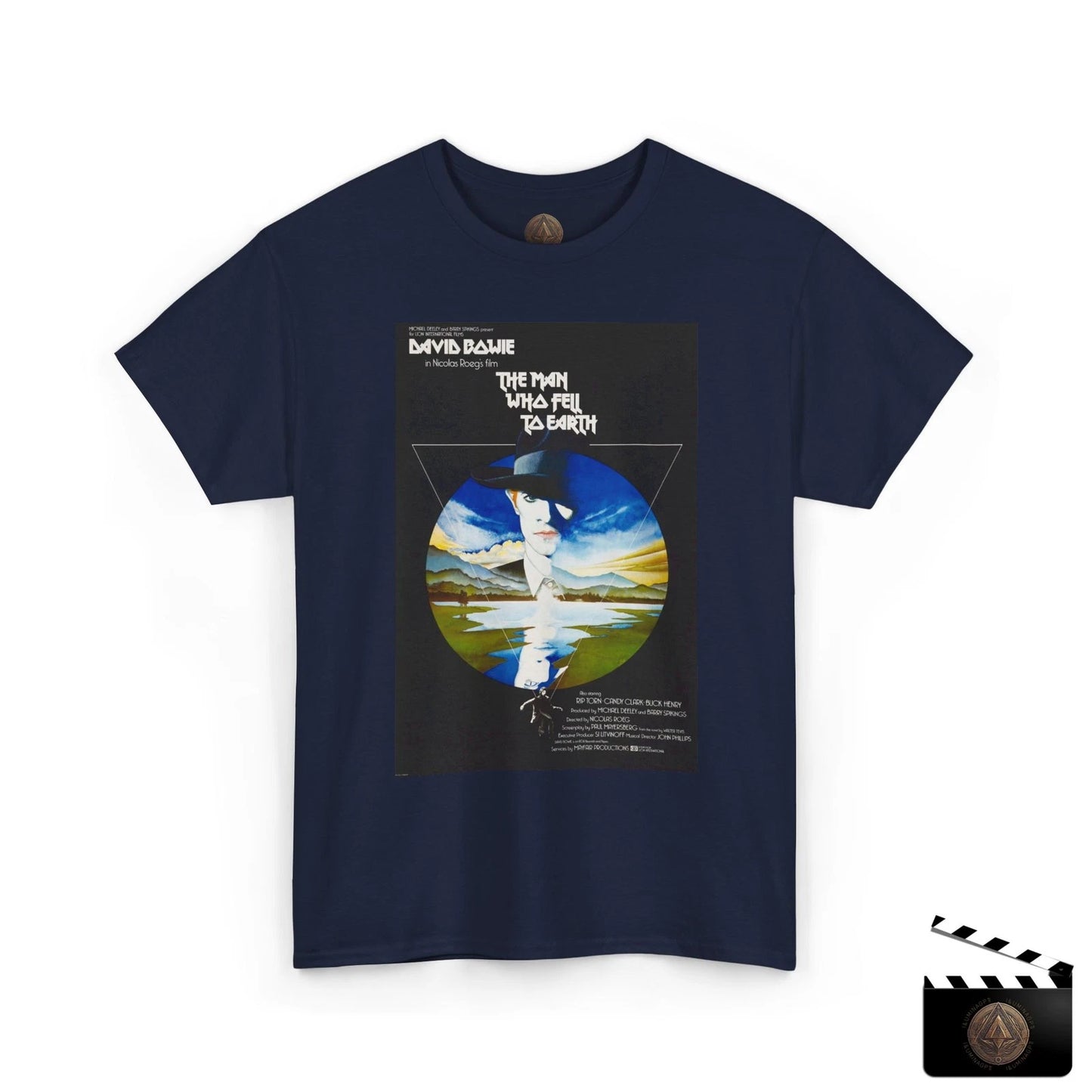 The Man Who Fell To Earth Vintage Movie Poster T-Shirt For Men & Women