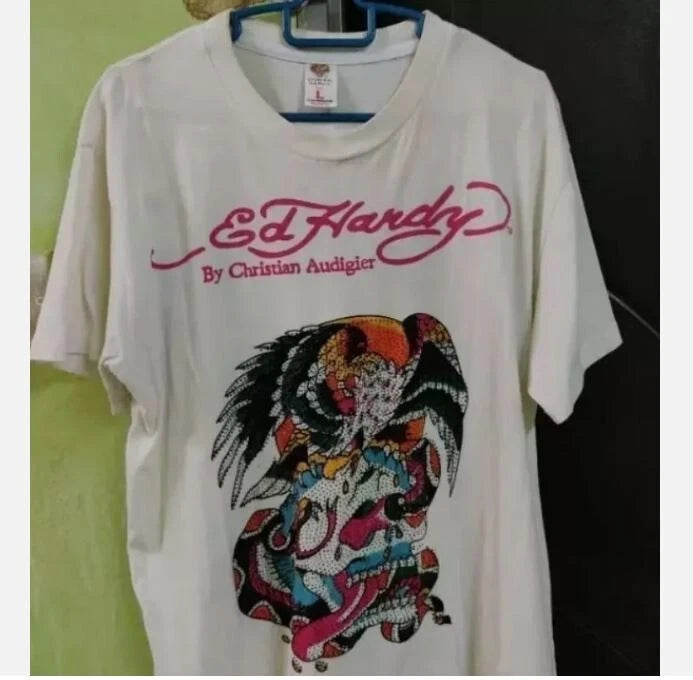 Ed Hardy by Christian Audigier Graphic Cotton Unisex Tshirt Size S-5XL (reprint)