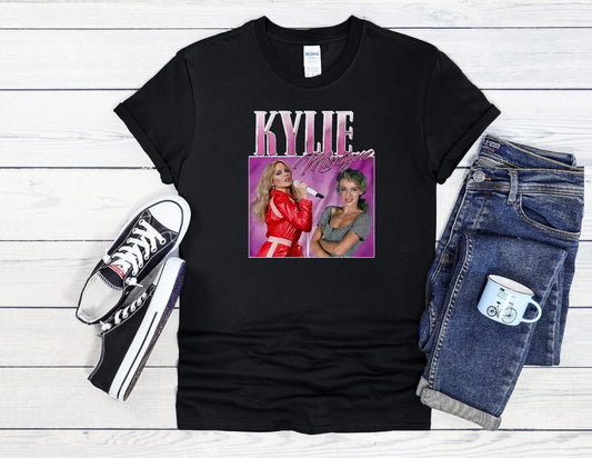 Kylie Minogue Shirt 80s Design Men Women Unisex T Shirt Hoodie Baseball 4024