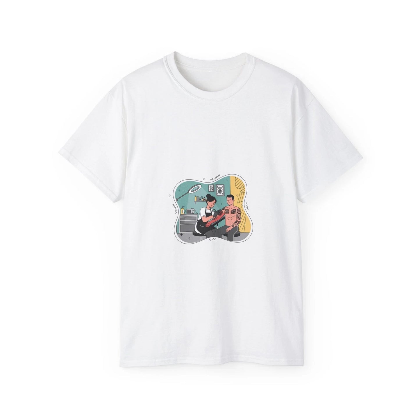 Tattoo Artist Tattoo Studio Tattoo Process | Custom Graphic T-Shirt