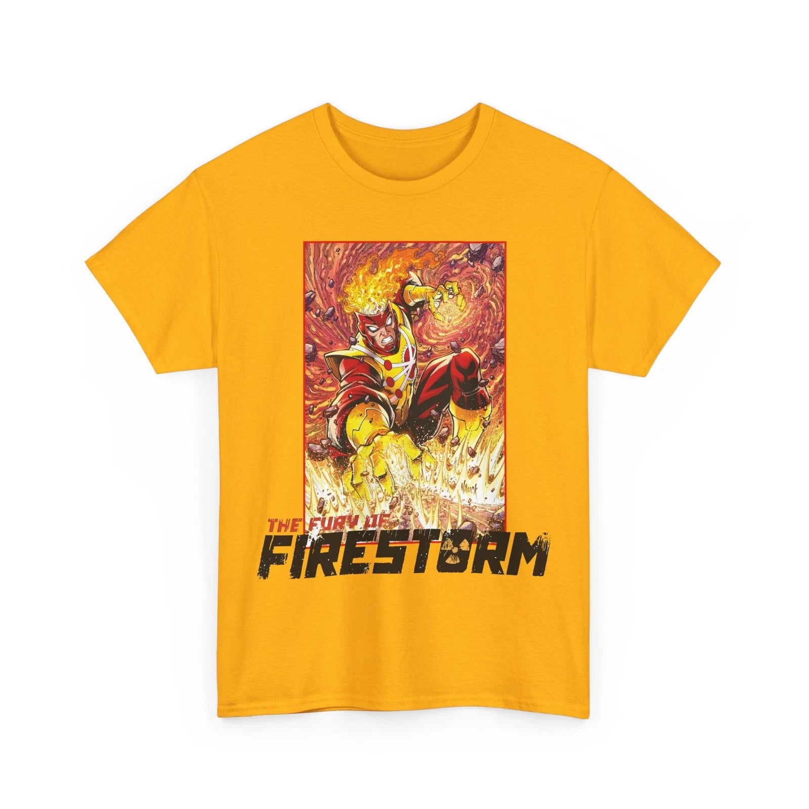 Fury of Firestorm T-Shirt DC Comics Todd Nauck Art Retro Vintage-Style Tee