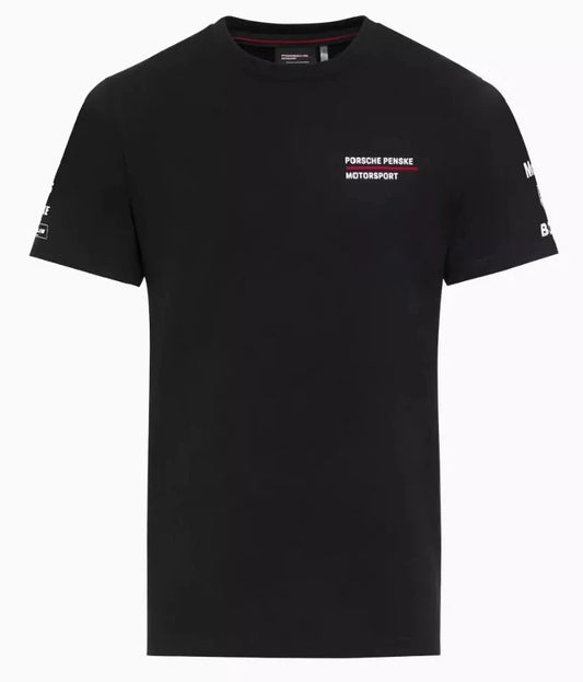 Porsche Penske Motorsport Unisex T-Shirt  Black  DDP  (NO US CUSTOMS FEE)