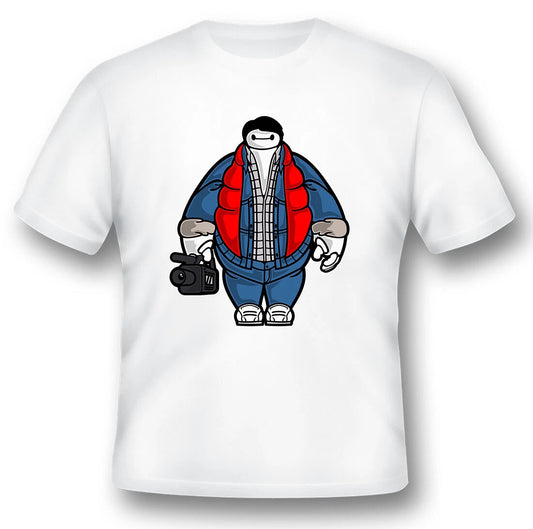 Camera dude superhero t shirt black or white tee