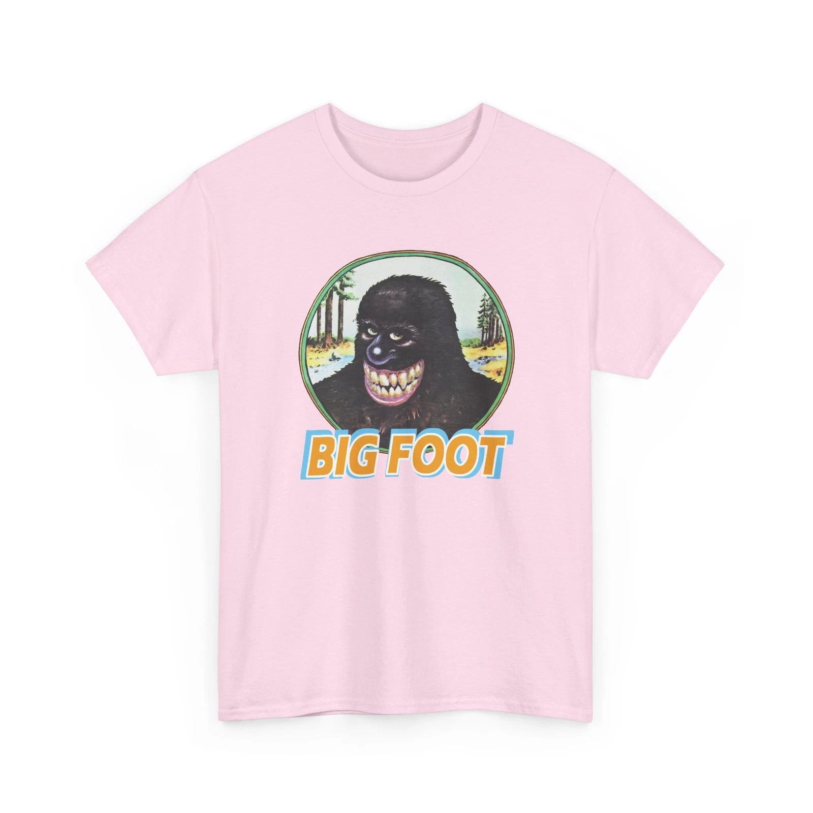 1970s bigfoot vintage graphic custom reproduction tshirt