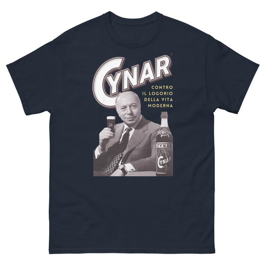 Cynar Vintage T Shirt Classic Italian Amaro Herbal Liqueur Design