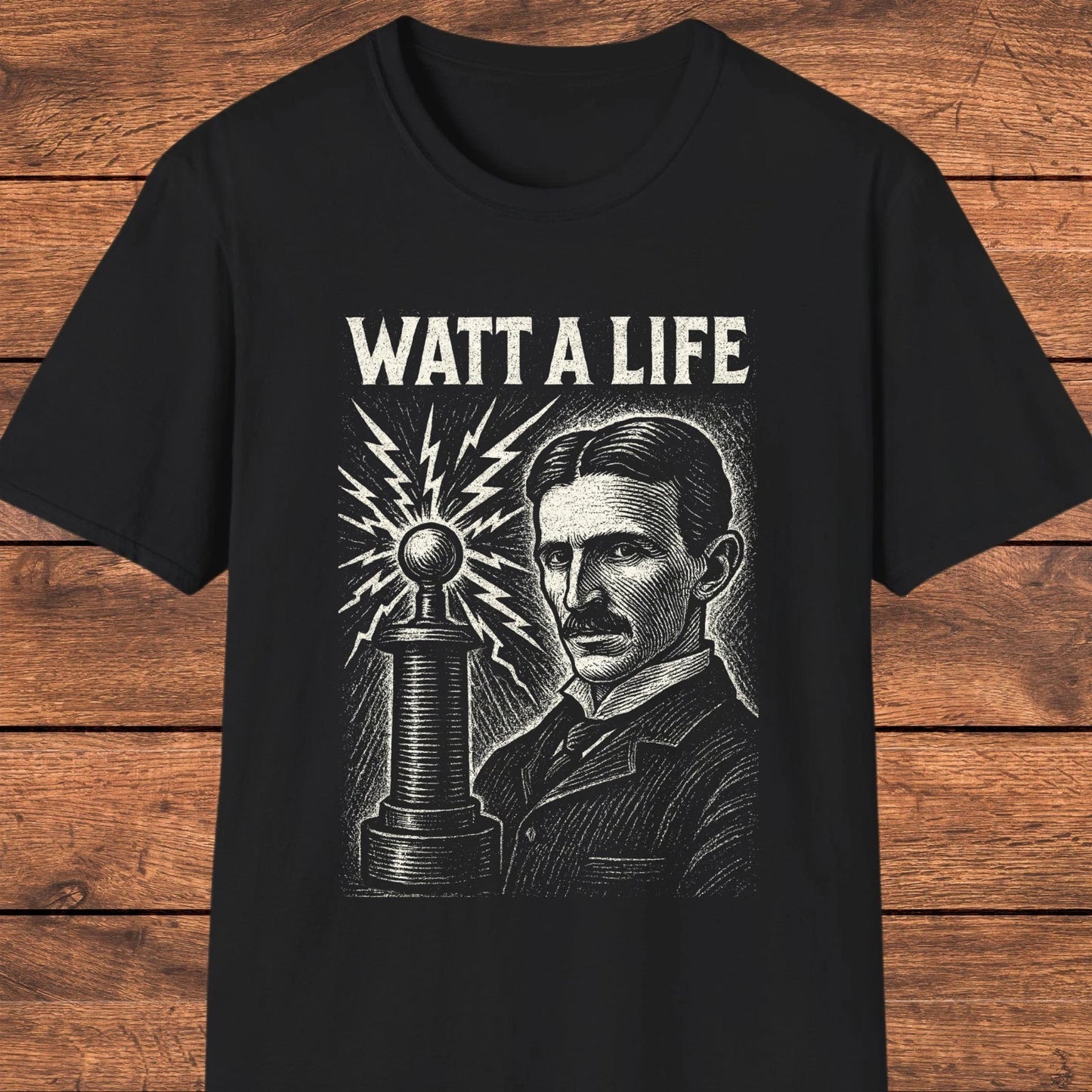 Nikola Tesla T-Shirt, Funny Science Pun, Genius Inventor, History Gift Shirt