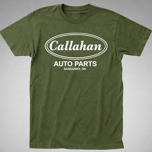 CALLAHAN Auto Parts T-SHIRT Tommy Boy sandusky ohio chris farley david spade tee