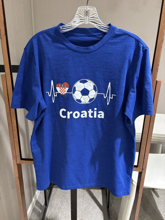 NWOT The Fantastic Country Of Croatia And It’s Love For Soccer. T-Shirt .Small