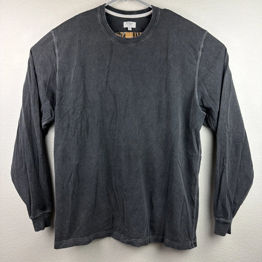 Tomorrows Laundry Long Sleeve Shirt Faded Black Minimalist Mens Extra Large
