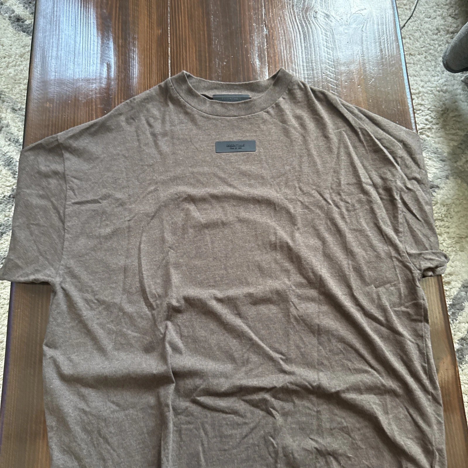 Fear Of God Essentials Oversized Brown Shirt Men’s Size Large