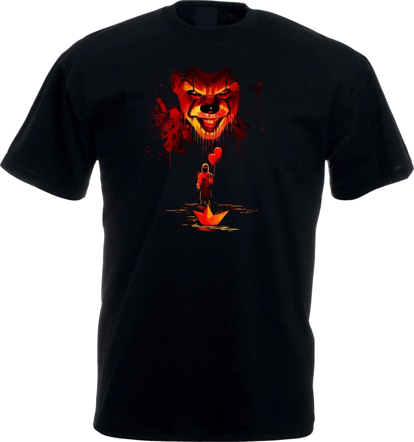 Pennywise Halloween T-Shirt, Halloween Horror Movie T-Shirt, Unisex Tee Top