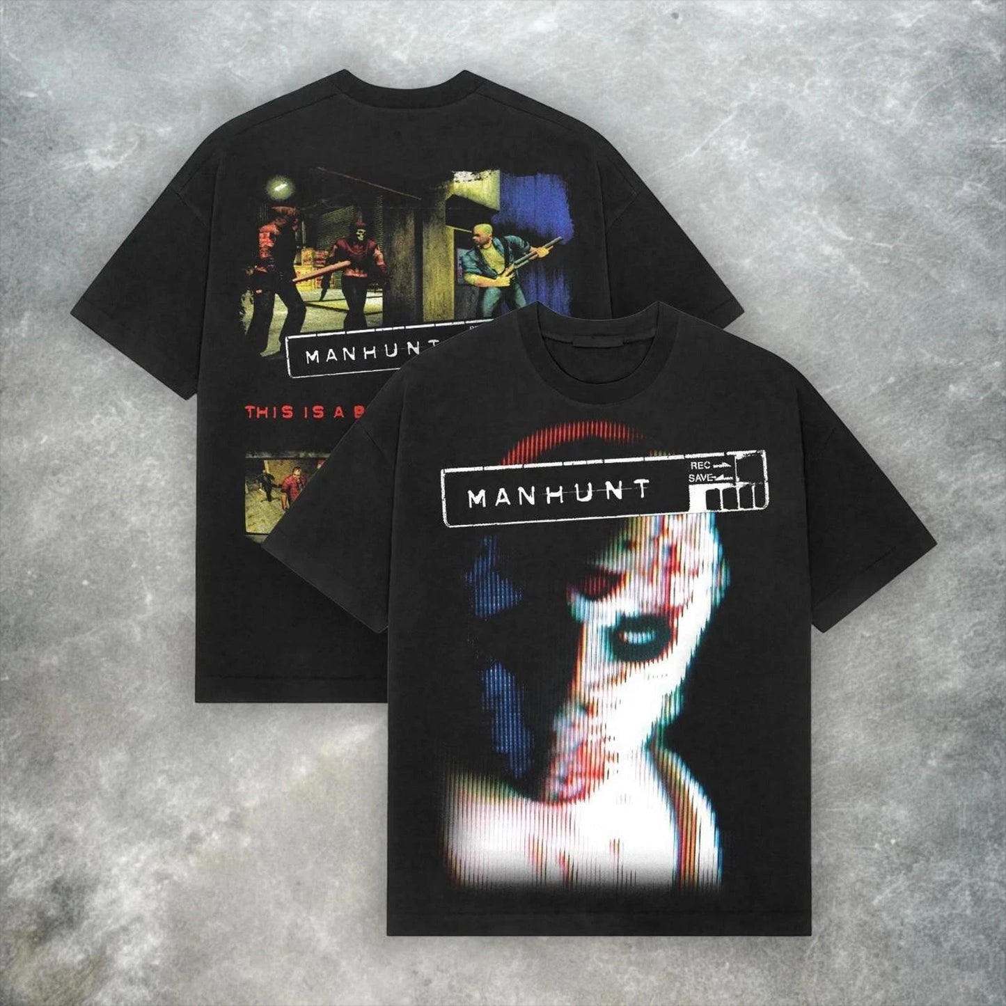 Manhunt Cotton T-Shirt Video Game Unisex Retro Tee