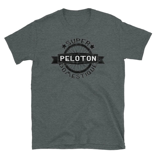Peloton Super Domestique Retro Bike Bicycling Distressed T-shirt
