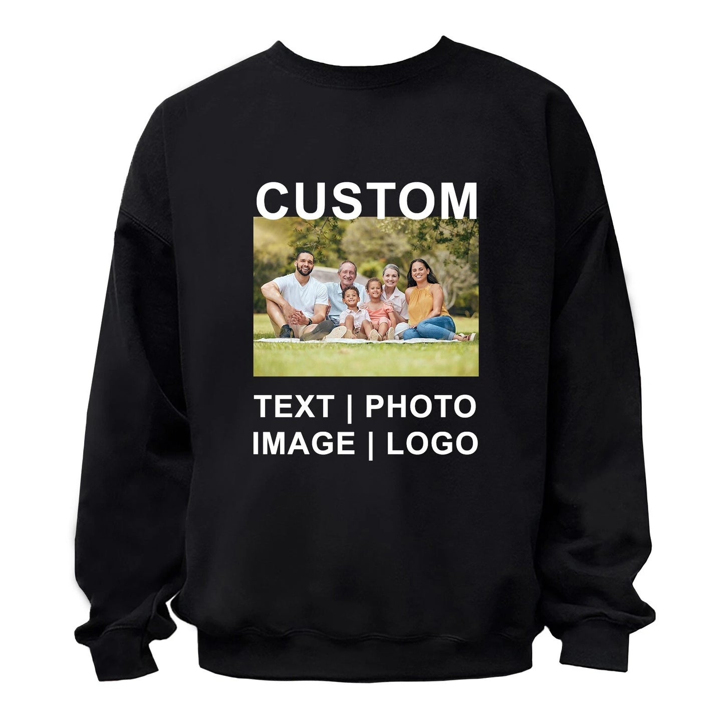 Custom Personalized T Shirt / Hoodie / Sweatshirt Print Your Logo Photo Text