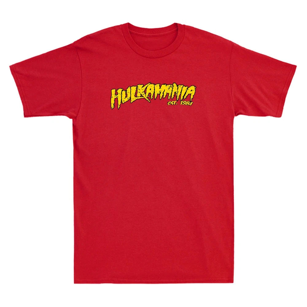 Hulkamania The Wrestling  Legend Forever Vintage Men's Red Short Sleeve T-Shirt