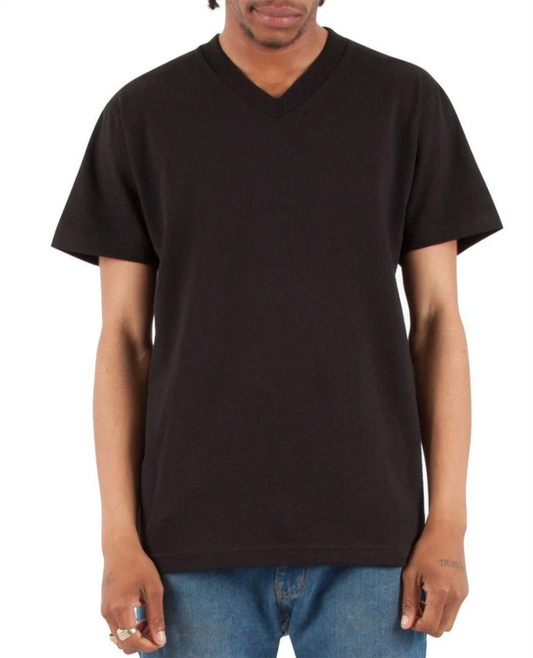 NEW MEN'S SHAKA V-NECK SHORT SLEEVE STERRT WEAR COTTON ALL SIZE FIT SHIRTS TEE