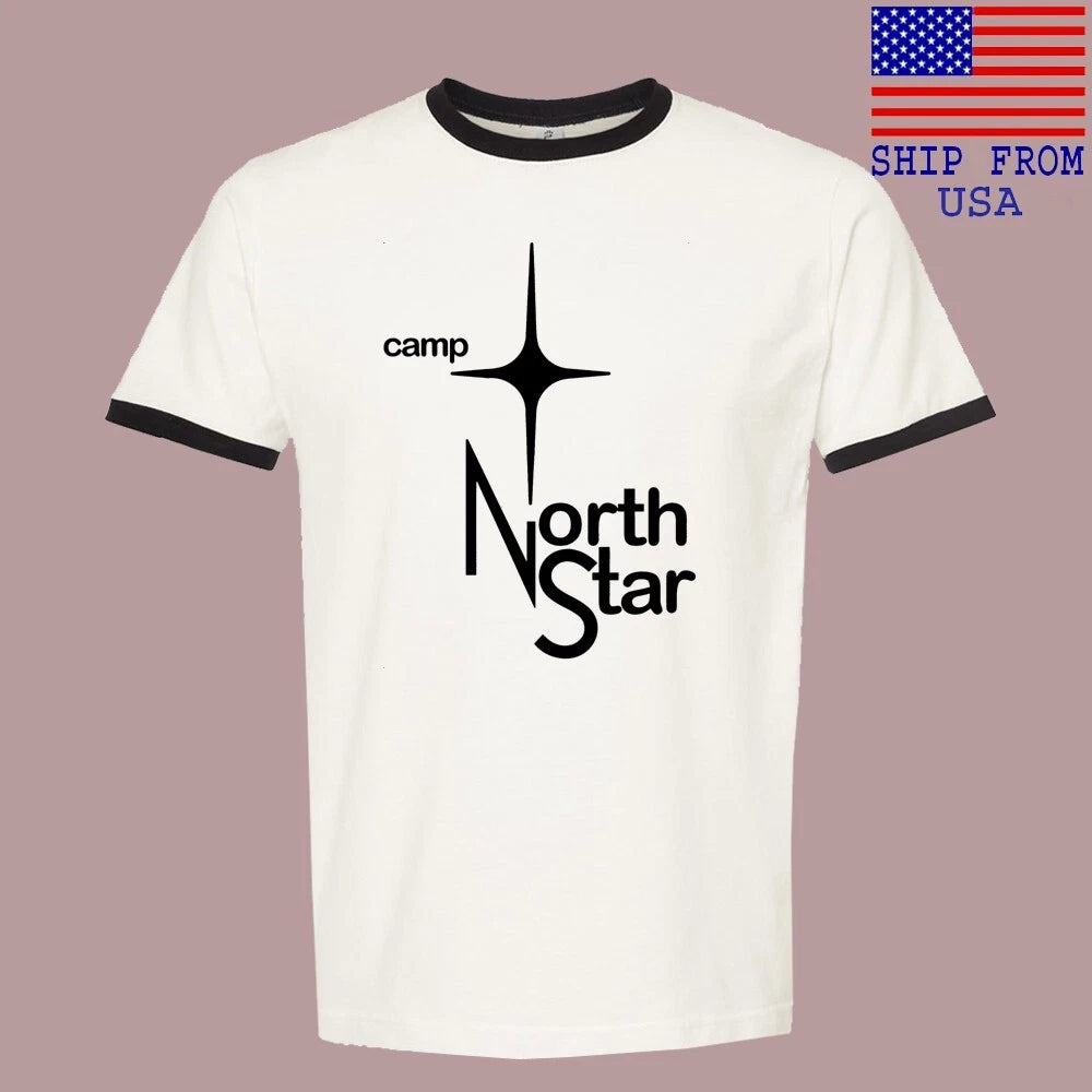 Camp North Star Men's Ringer Black Size S-3XL