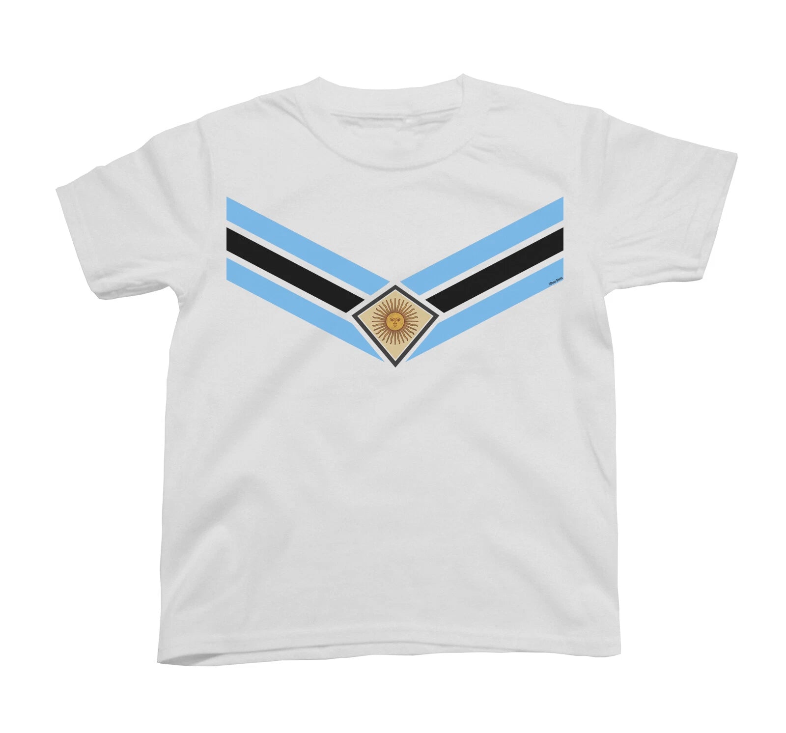 ARGENTINA Football T-Shirt V EMBLEM, Adults Kids Or Baby, World Cup 2026