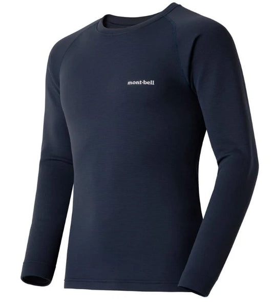 Mont-bell Geoline EXP. Round Neck Shirt Men's Navy NV #1107712 L