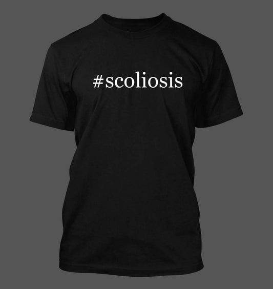 #scoliosis - Men's Funny Hashtag T-Shirt NEW RARE