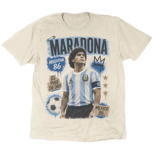 Vintage Maradona Mexico 86 T-Shirt Unisex Tee S-5XL