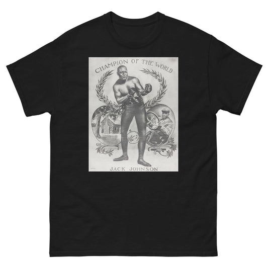 Jack Johnson Vintage Style Boxing Graphic T Shirt classic tee