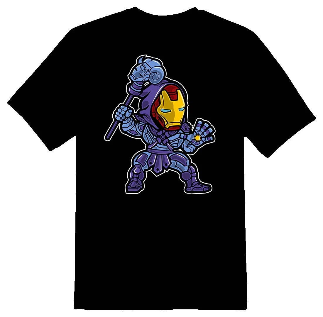 Iron villain Tee shirt black or white