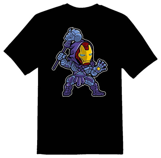 Iron villain Tee shirt black or white