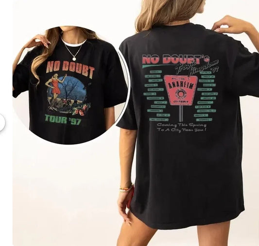 No Doubt Tragic Kingdom Tour 1997 Vintage T-Shirt | Retro Band Tee