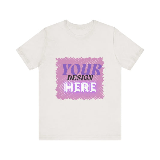 Custom Logo Unisex Tee, Graphic Artist Designed Shirt, Personalized Tshirt Gift,