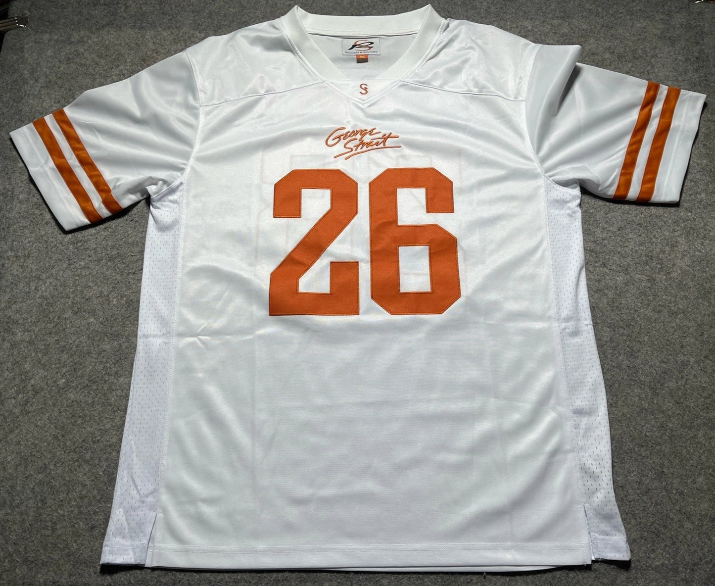 GEORGE STRAIT Jersey UT Longhorns Austin NEW Concert 1 SHOW Only Shirt SLIM 2XL