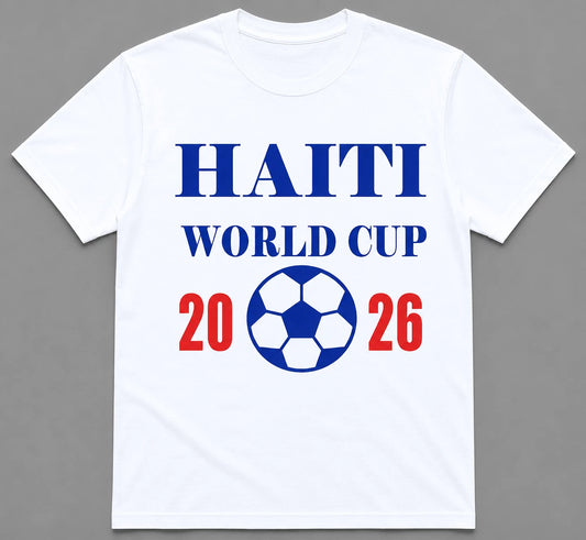 Haiti World Cup 2026 T-Shirt Haitian Soccer - HAITI T-SHIRT