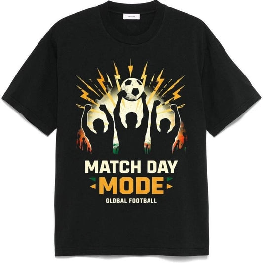 Match Day Mode Global Football T-Shirt – Soccer Fan Graphic Tee, Game Day Outfit