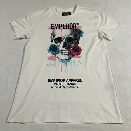 Emperor Apparel Paris France Skull   T Shirt  Size L