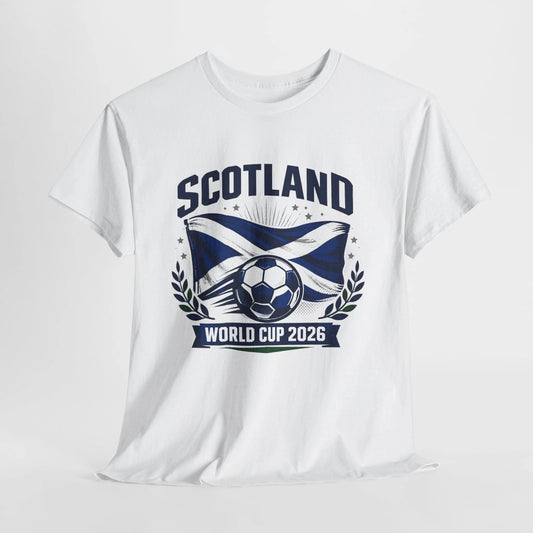 Scotland Saltire Soccer World Cup 2026 T-Shirt | Football Fan Tee