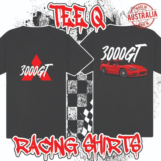 Mitsubishi 3000GT GTO JDM ~ Premium Black Gildan Cotton Tee
