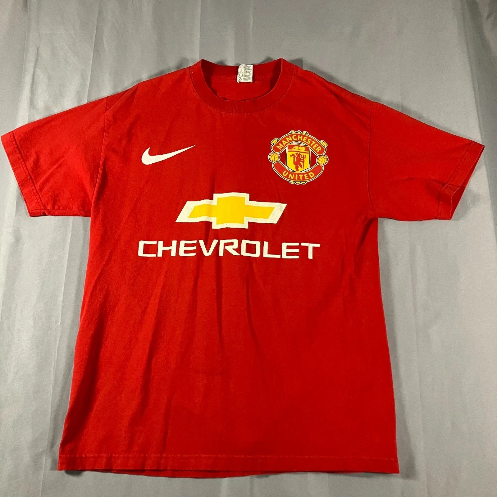Manchester United vs LA Galaxy Men’s Large Match T-Shirt Red Alstyle Rose Bowl