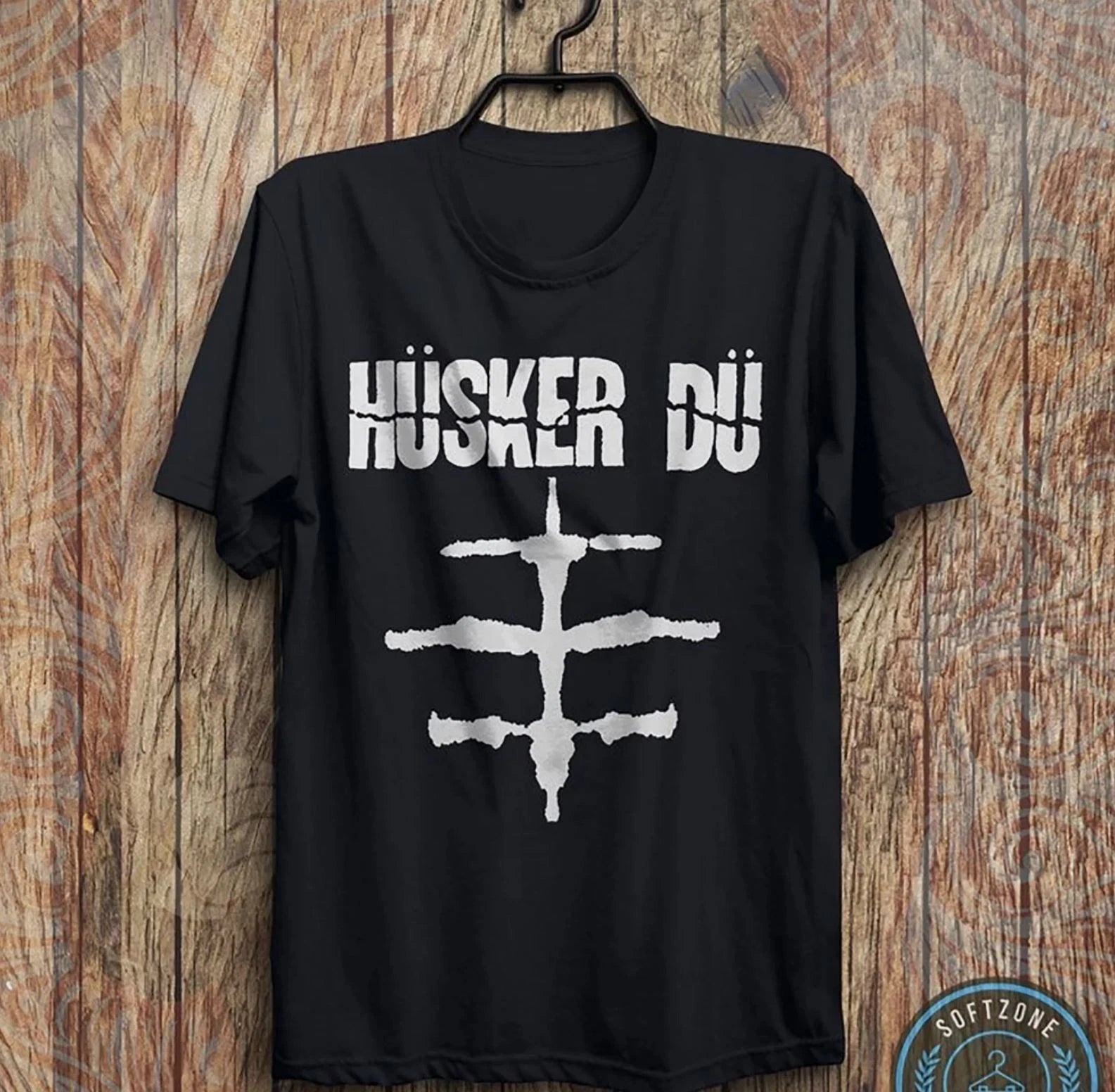Husker Du Band Black Cotton All Size To 4XL Shirt Gift For Fan