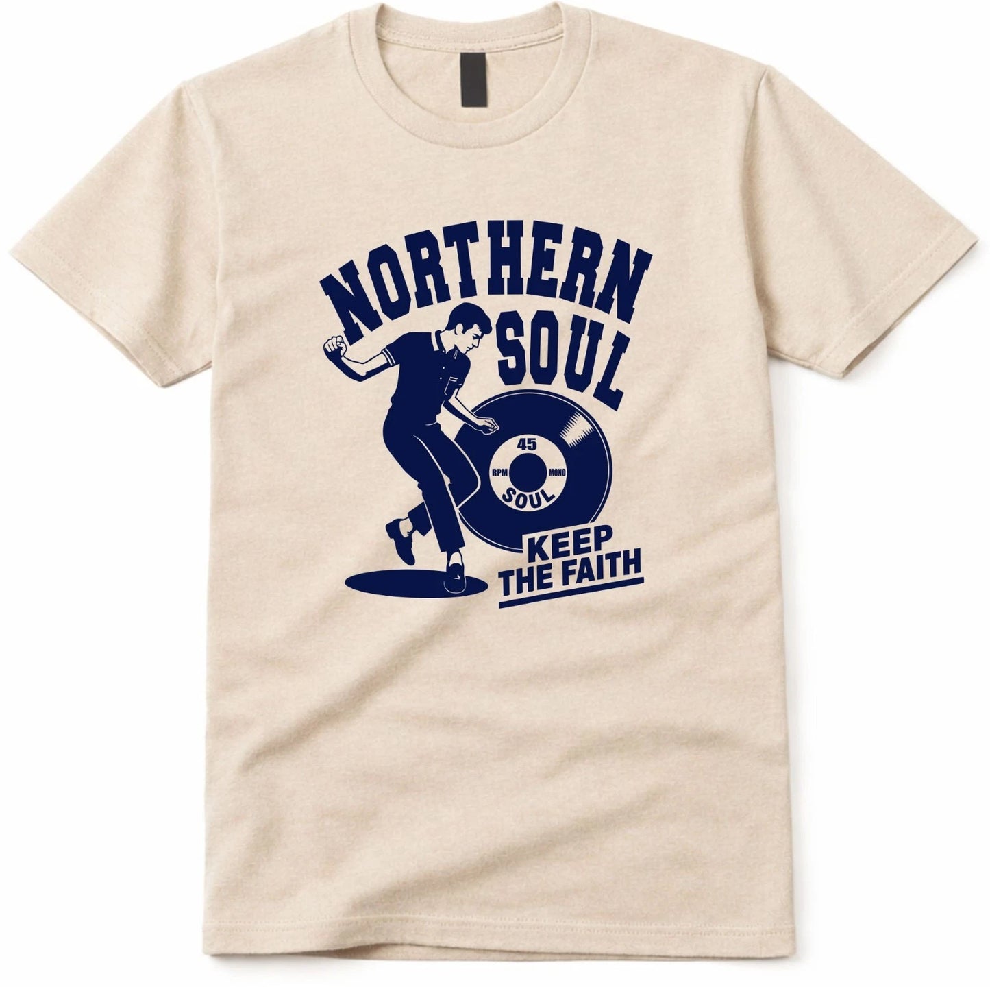 Northern Soul T Shirt Keep The Faith Retro Mod Wigan Casino Soul Music Unisex