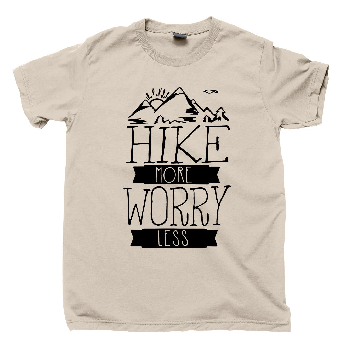 Hiking T Shirt Mountains Grand Canyon Zion Glacier Yosemite National Parks Tee