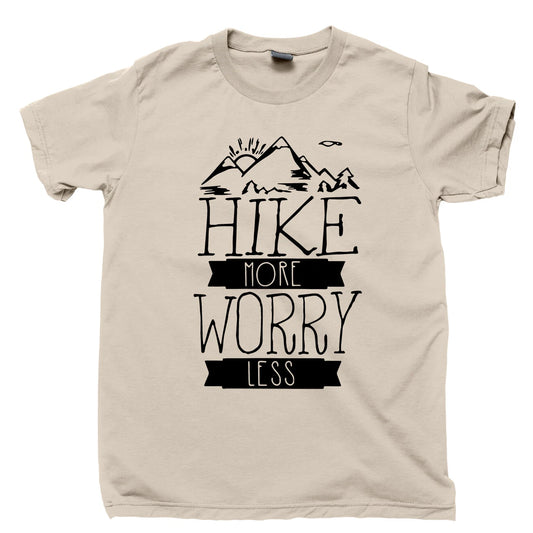 Hiking T Shirt Mountains Grand Canyon Zion Glacier Yosemite National Parks Tee