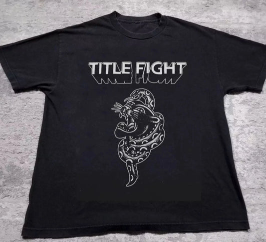 Title Fight Band Short Sleeve Unisex T Shirt Full Size S-5XL