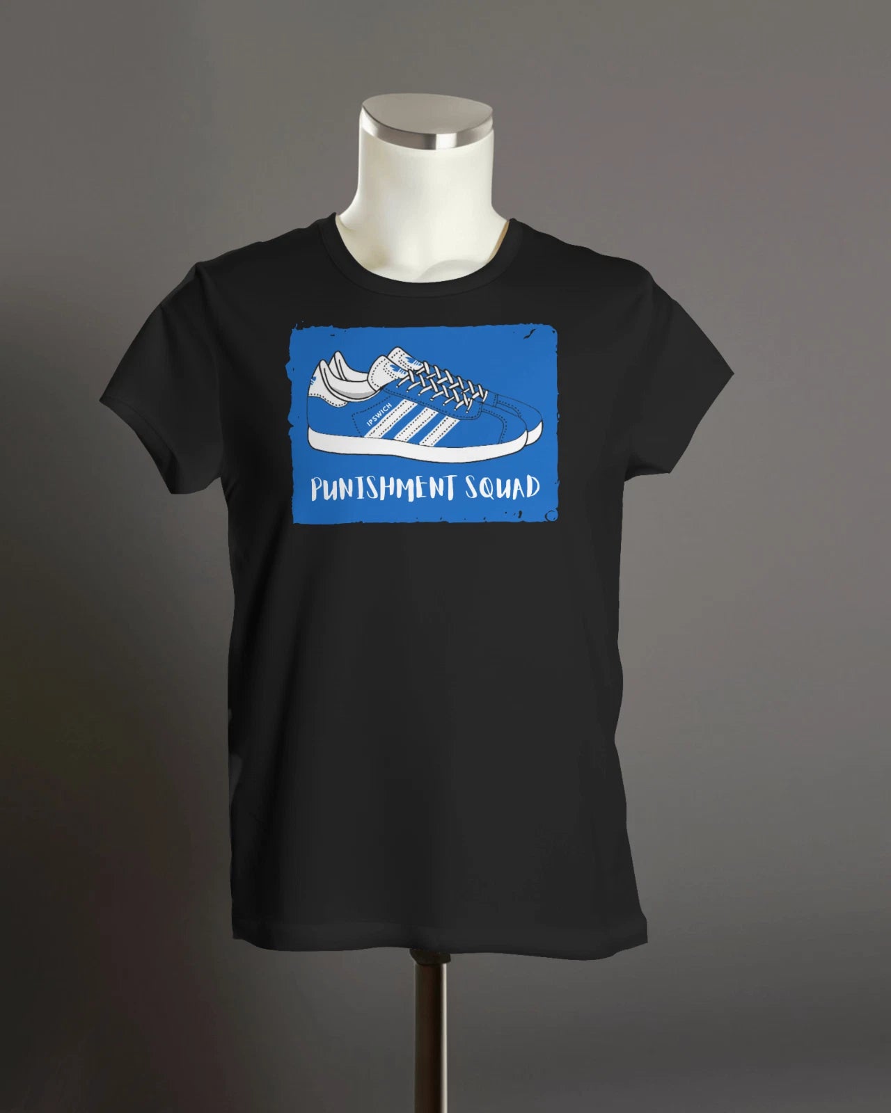 PUNISHMENT SQUAD Gazelle T-Shirt | Ipswich Hooligans Tractor Boys Portman Road