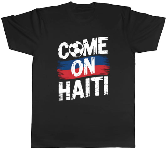 Come on Haiti Supporter Football Fan Mens T-Shirt Tee Gift Top