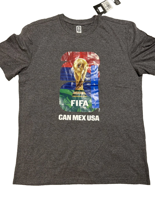 FIFA  Official  World Cup T Shirt L/L New with Tag Dark Gray