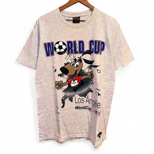 90s Vintage World Cup Los Angeles Soccer AOP Tee Size Large