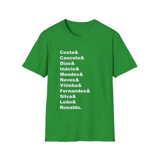Portugal Soccer World Cup Starting Line Up Team