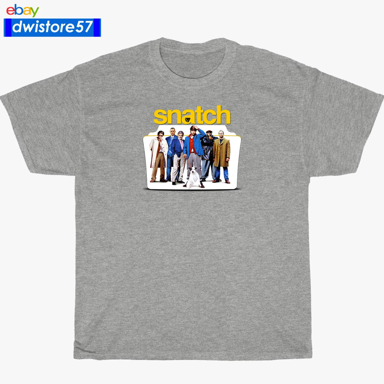 New Shirt Snatch Movie Logo Black/Navy/Sport Grey T-Shirt S-5XL